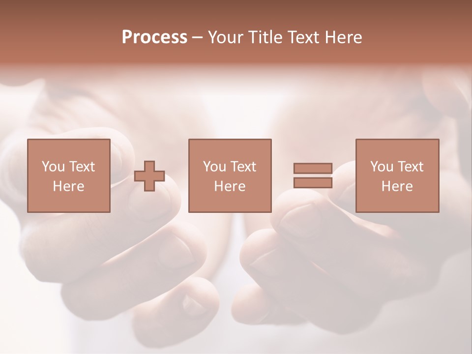 People Begging Closeup PowerPoint Template