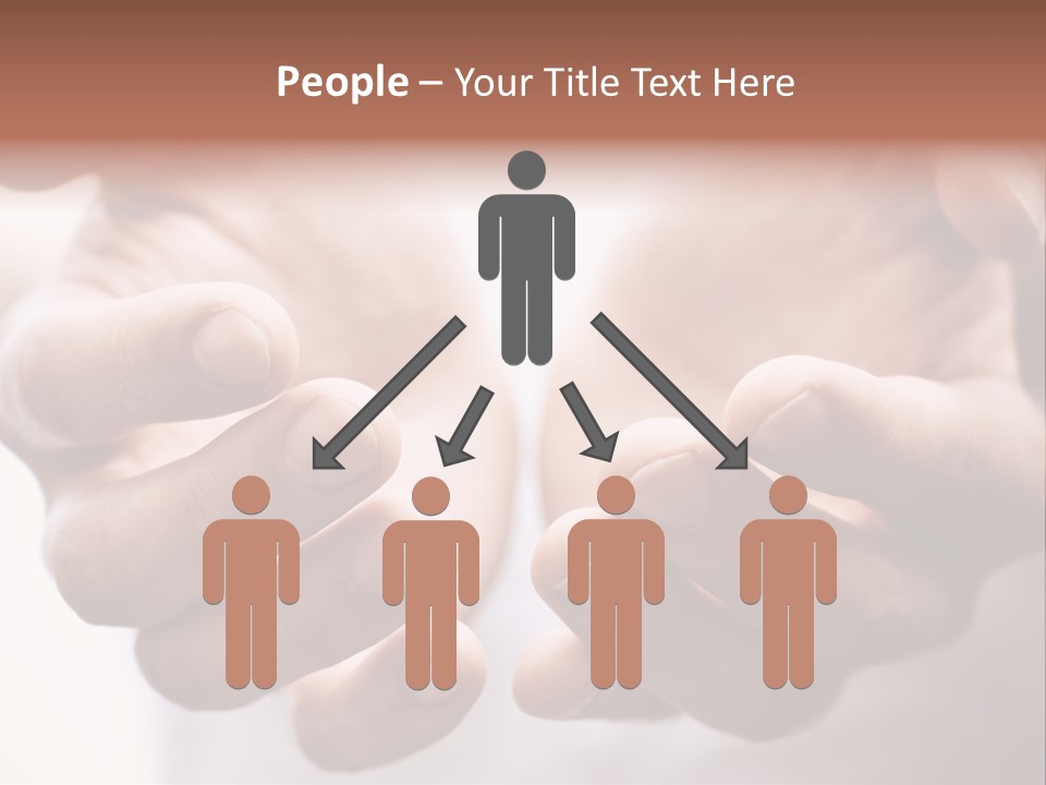 People Begging Closeup PowerPoint Template