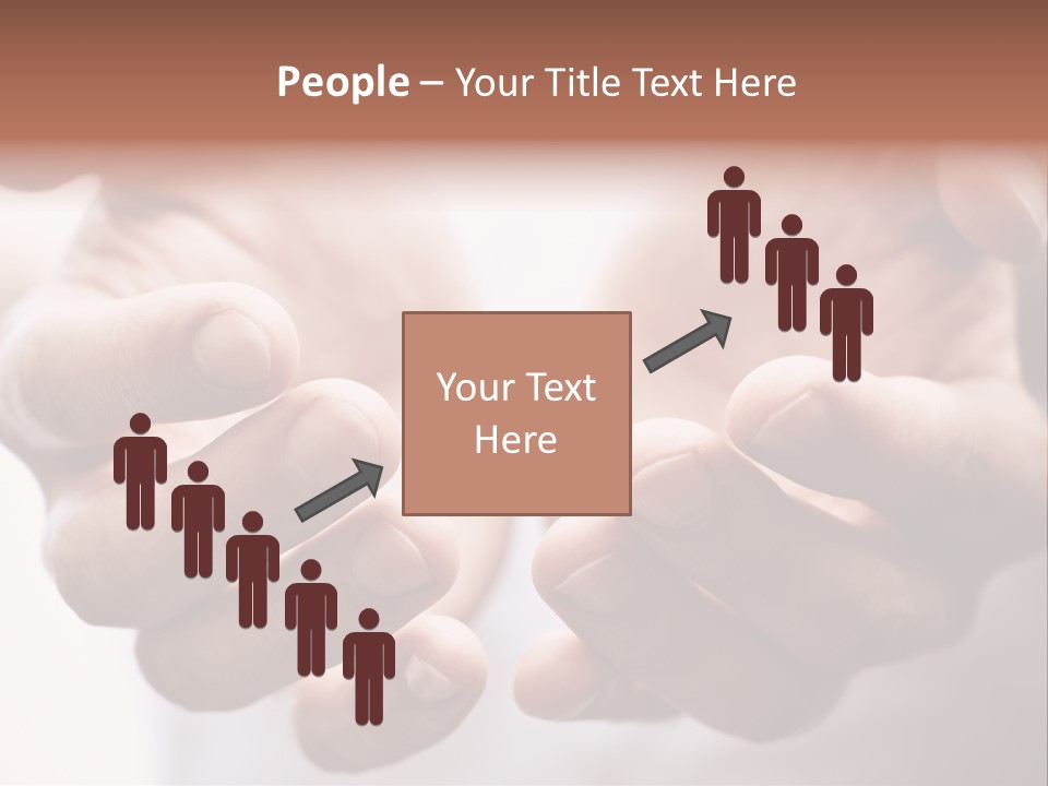 People Begging Closeup PowerPoint Template