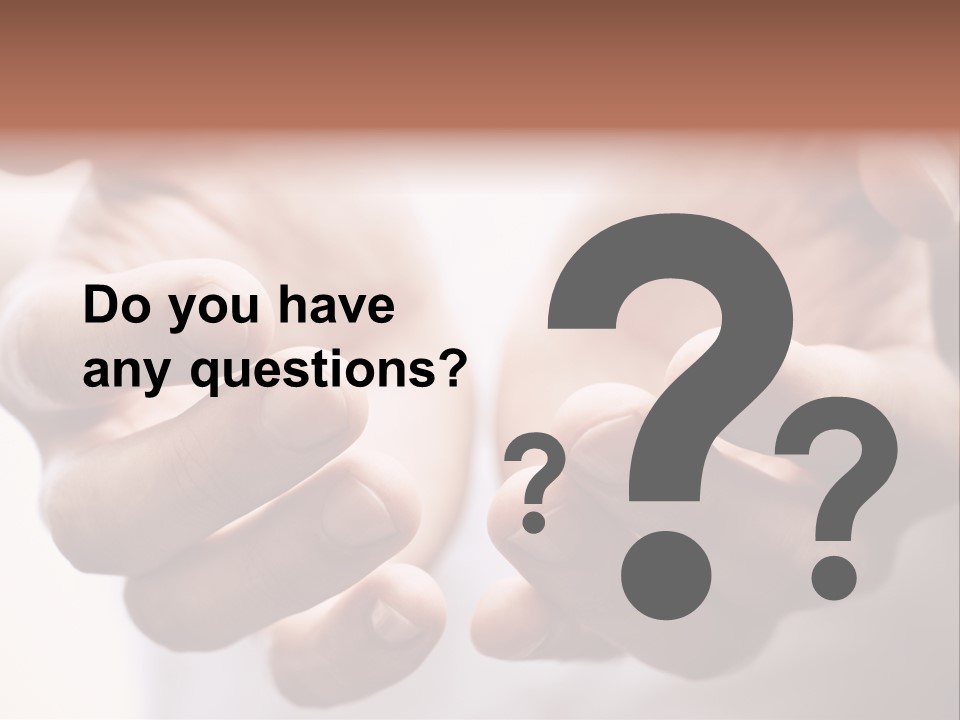 People Begging Closeup PowerPoint Template