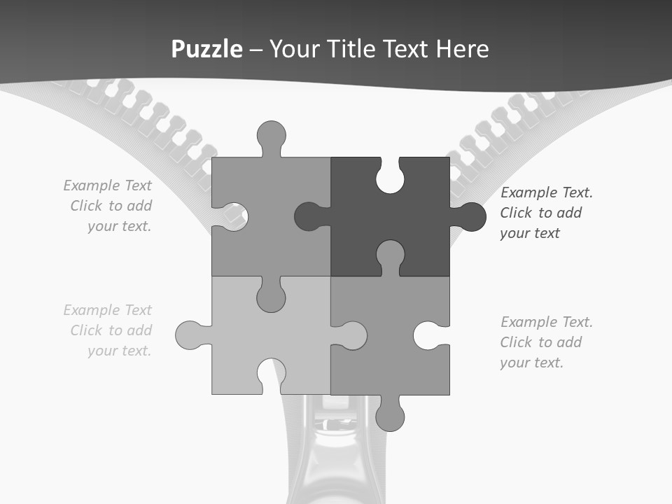Section Object Accessory PowerPoint Template
