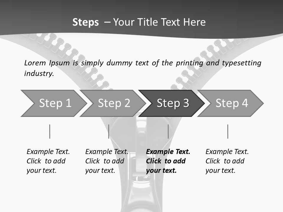 Section Object Accessory PowerPoint Template