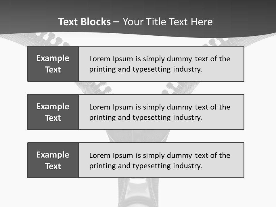 Section Object Accessory PowerPoint Template