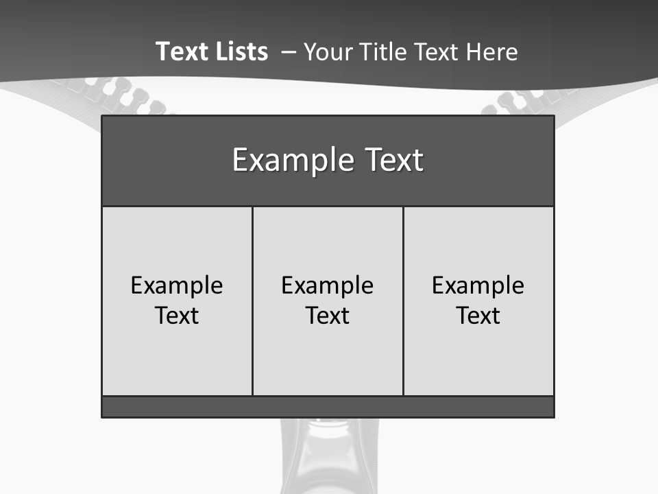 Section Object Accessory PowerPoint Template