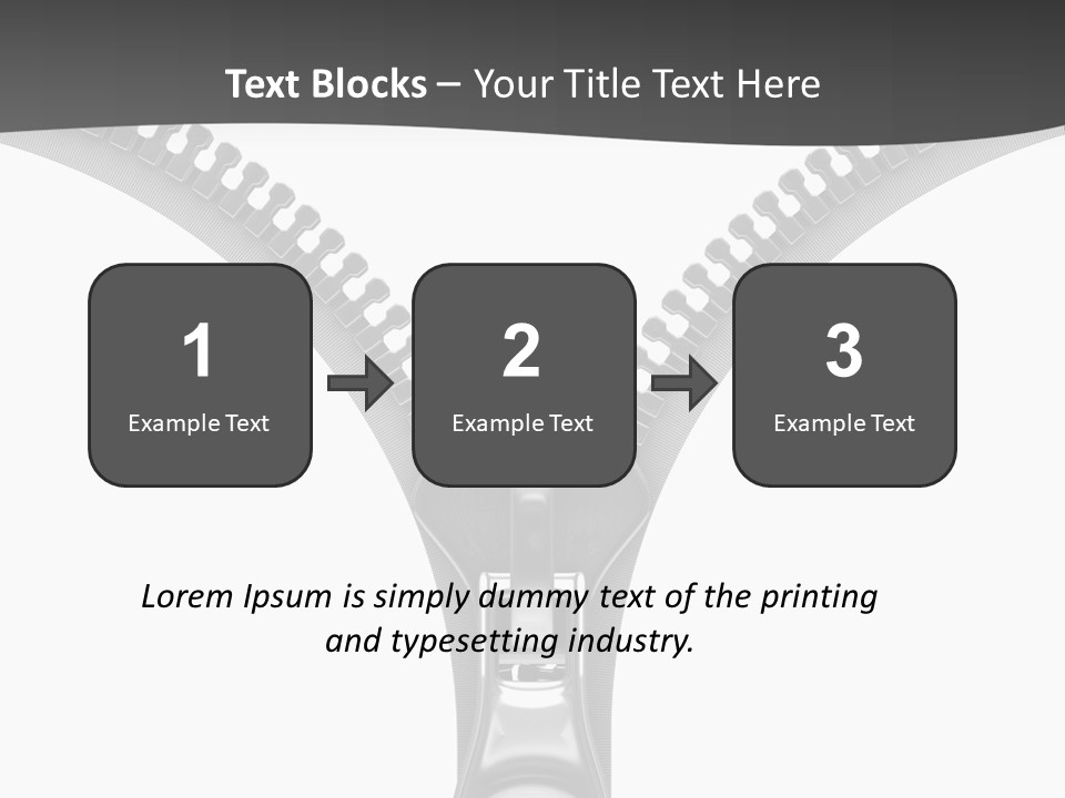 Section Object Accessory PowerPoint Template