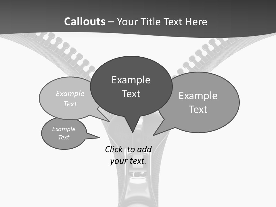 Section Object Accessory PowerPoint Template