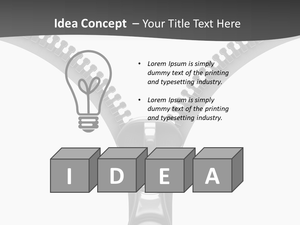 Section Object Accessory PowerPoint Template