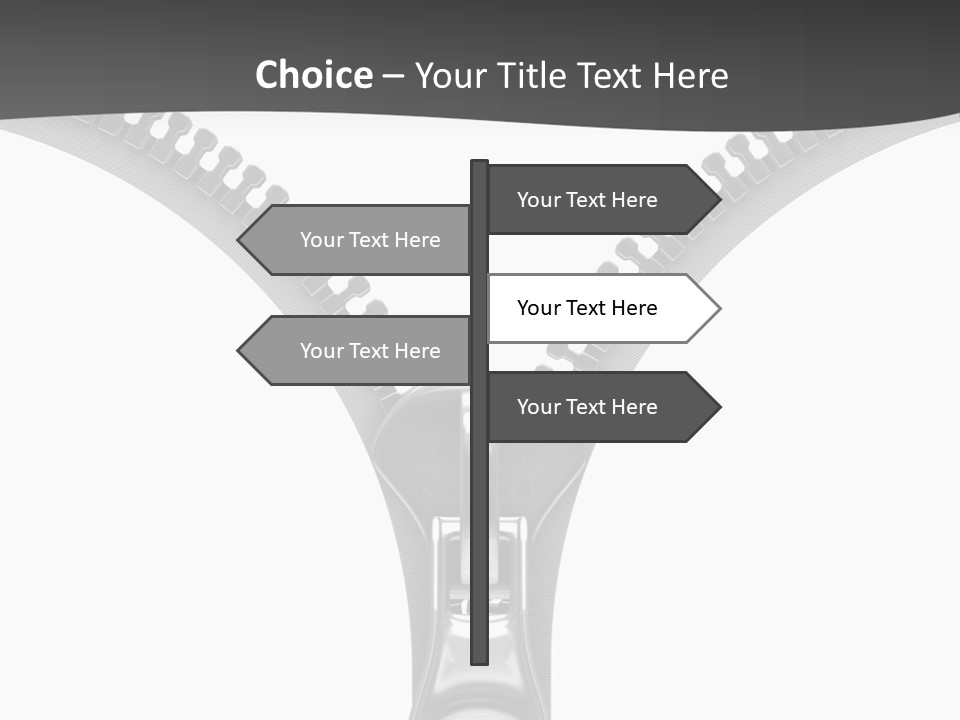 Section Object Accessory PowerPoint Template