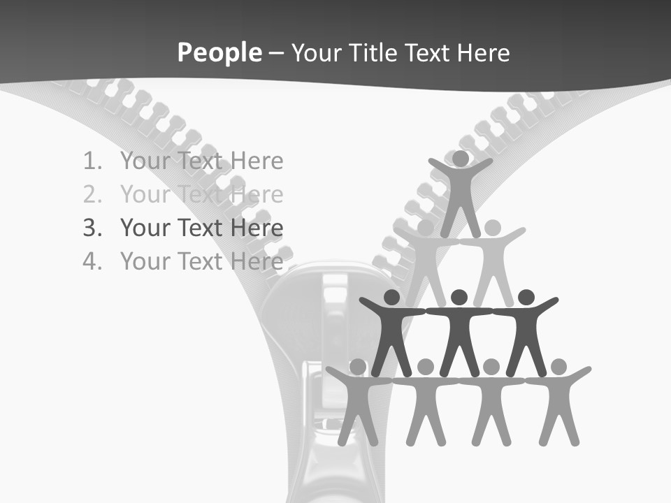 Section Object Accessory PowerPoint Template