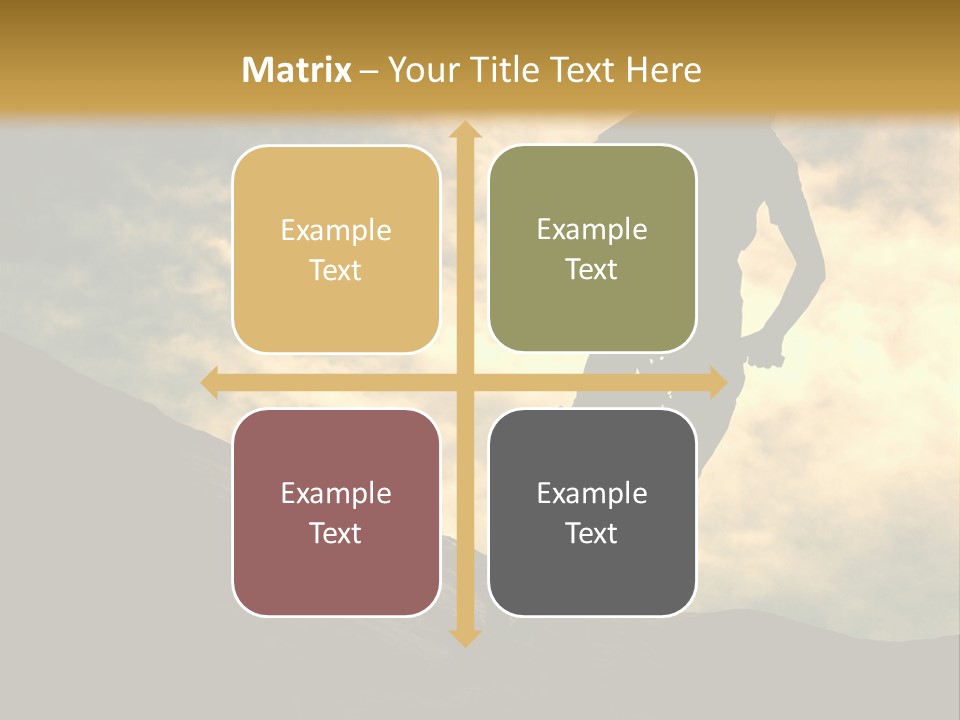 Activity Teen Bike PowerPoint Template