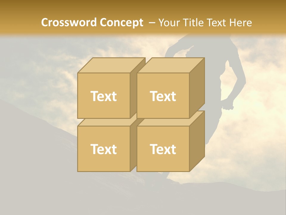 Activity Teen Bike PowerPoint Template