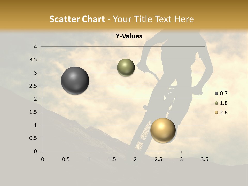 Activity Teen Bike PowerPoint Template