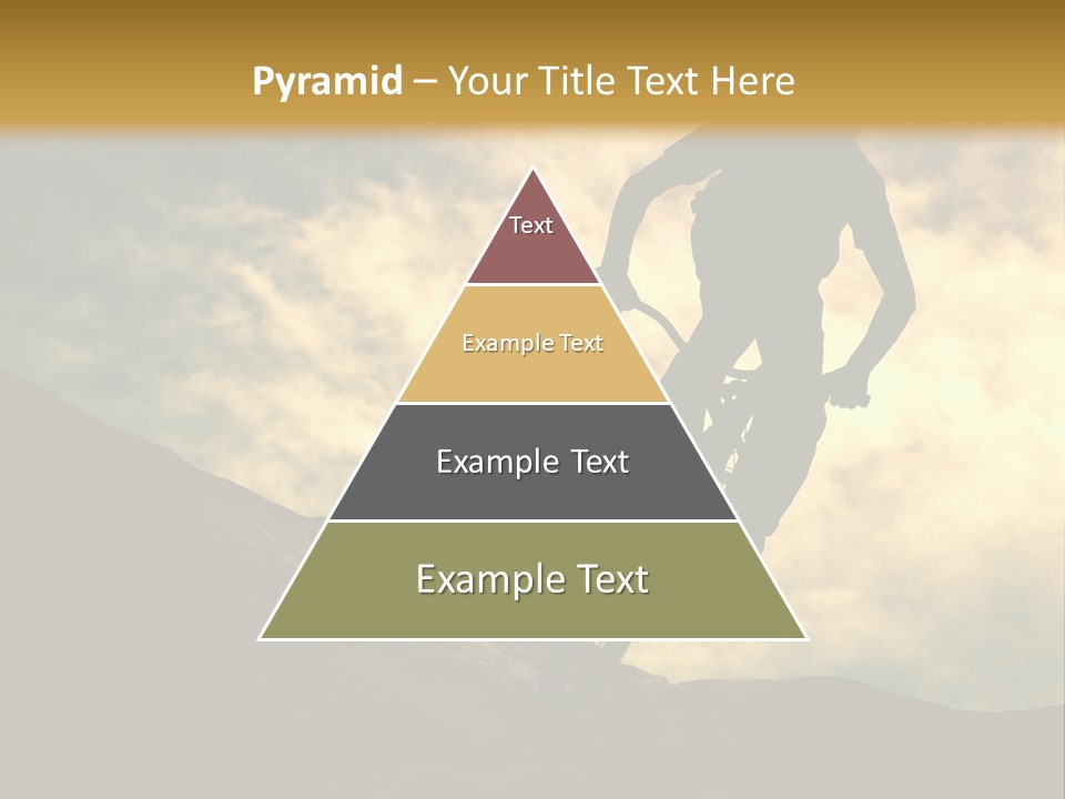 Activity Teen Bike PowerPoint Template