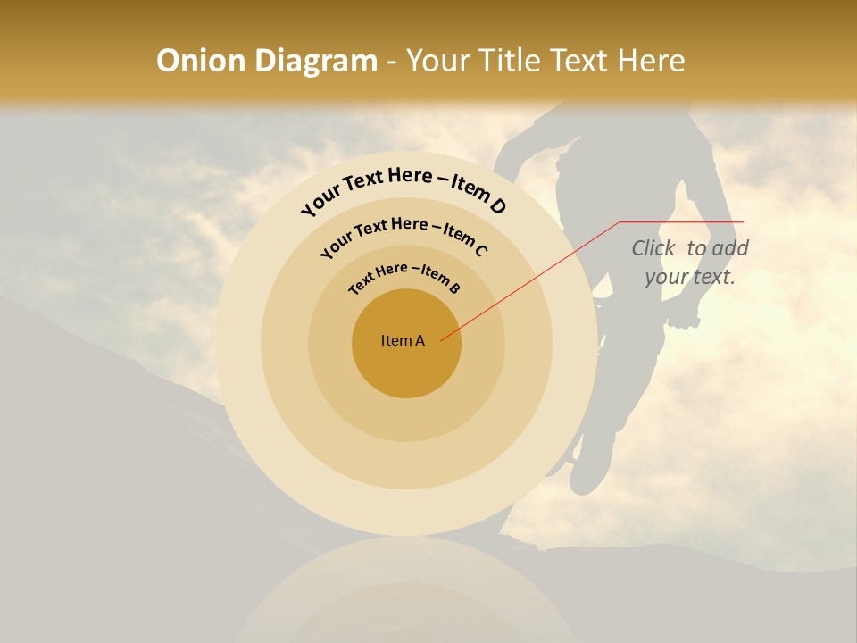 Activity Teen Bike PowerPoint Template