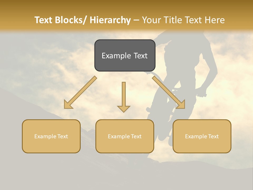 Activity Teen Bike PowerPoint Template