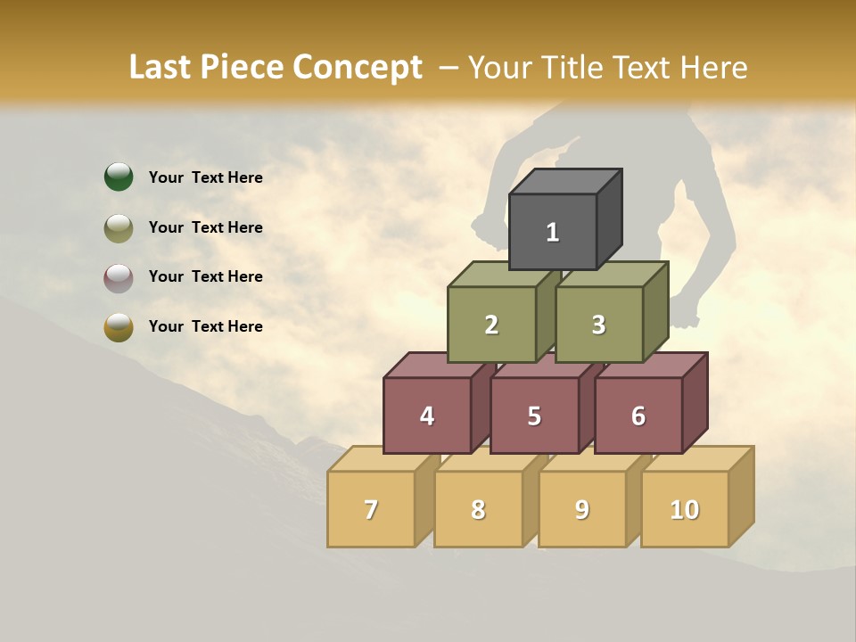 Activity Teen Bike PowerPoint Template