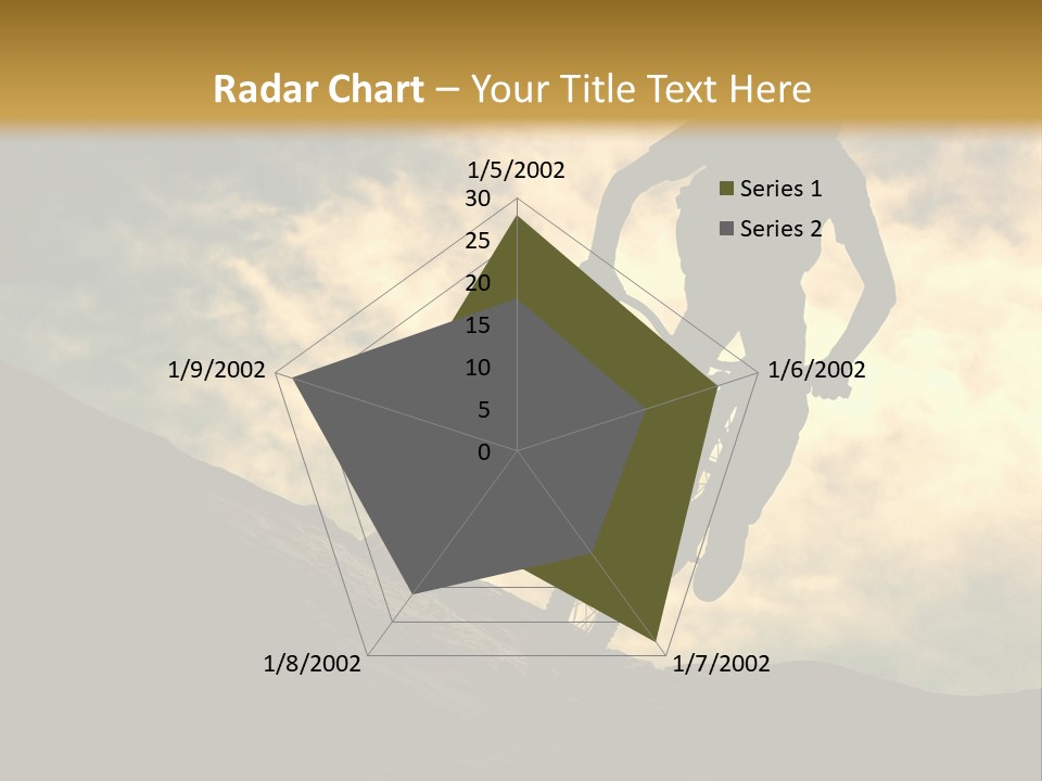 Activity Teen Bike PowerPoint Template
