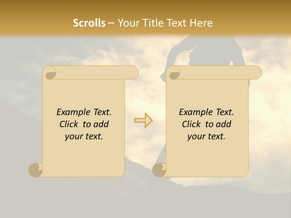 Activity Teen Bike PowerPoint Template
