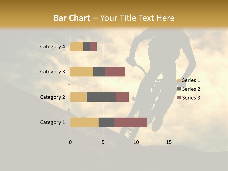 Activity Teen Bike PowerPoint Template