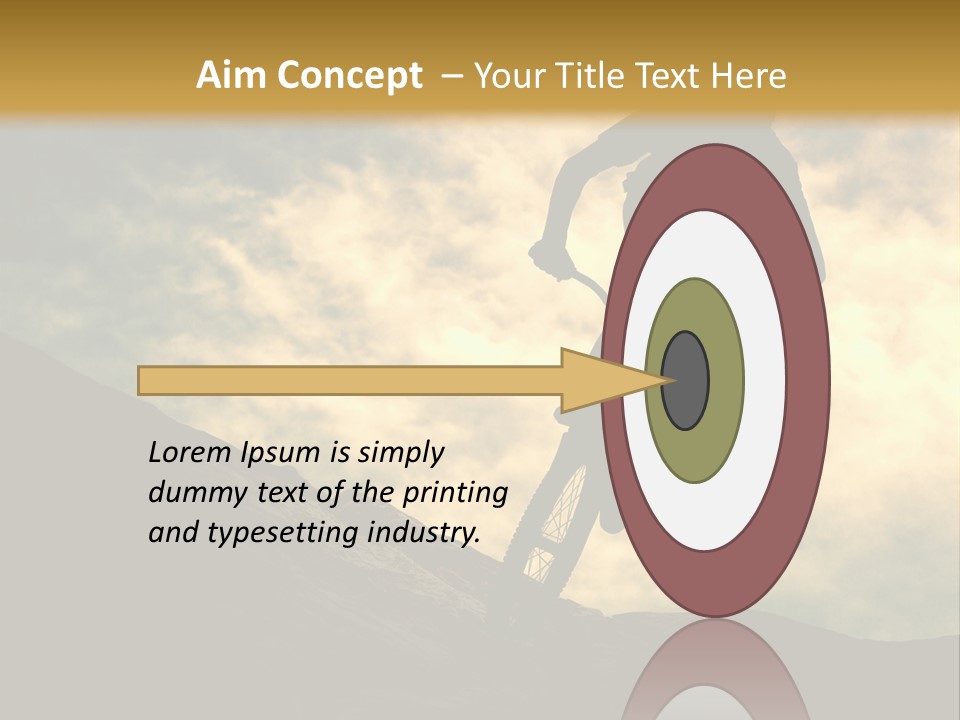 Activity Teen Bike PowerPoint Template