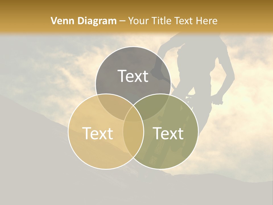 Activity Teen Bike PowerPoint Template