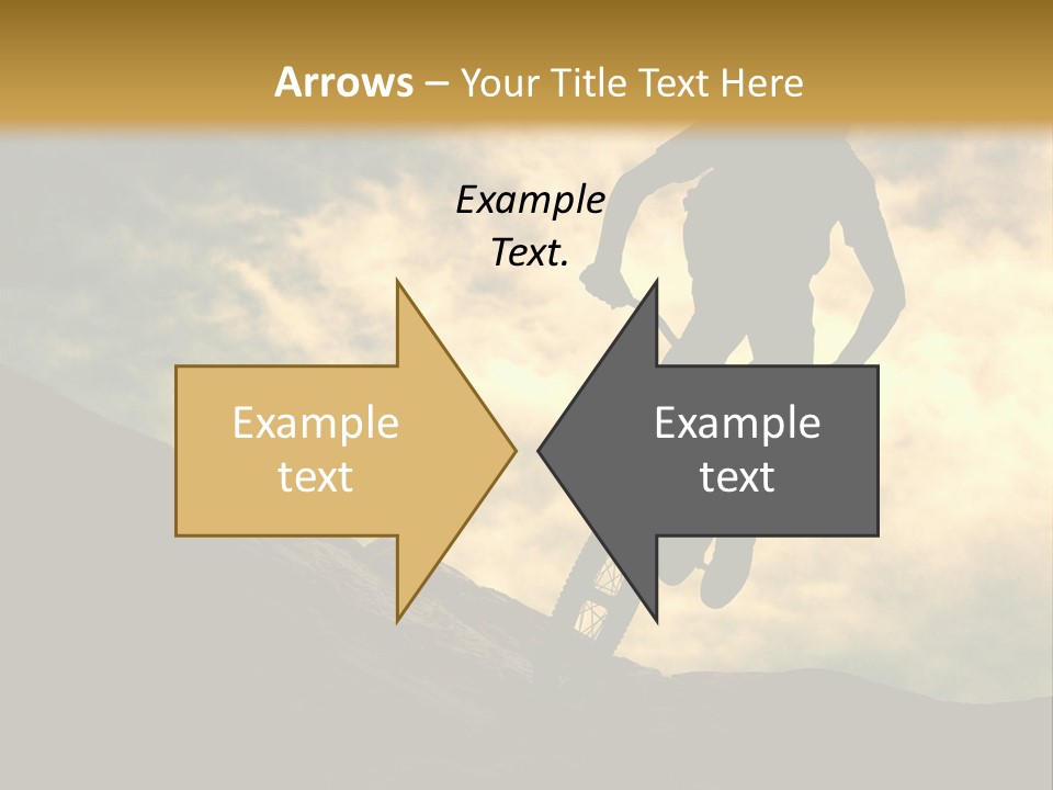 Activity Teen Bike PowerPoint Template