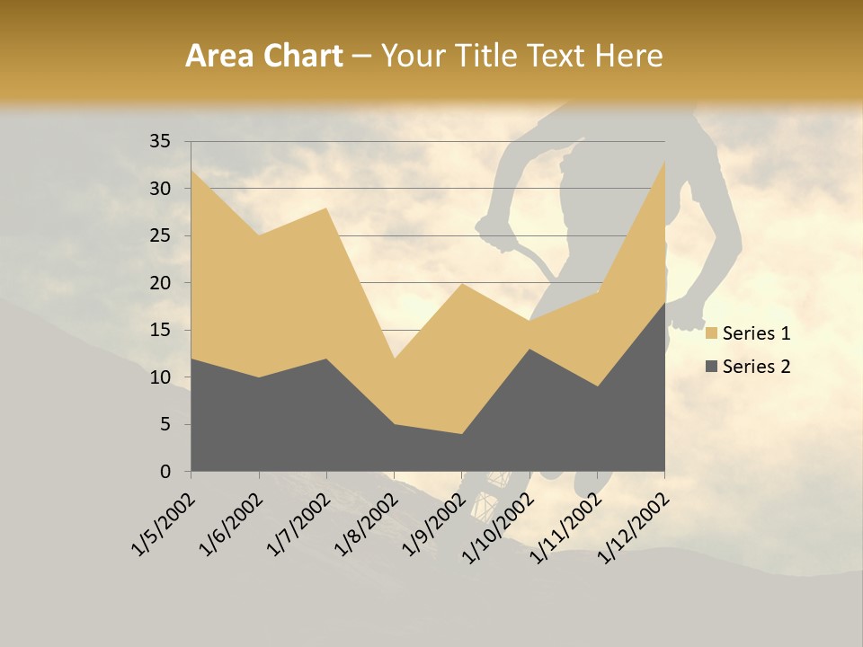 Activity Teen Bike PowerPoint Template