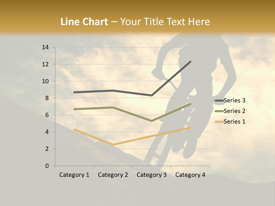 Activity Teen Bike PowerPoint Template