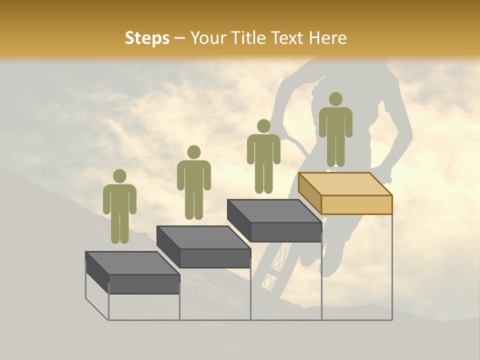 Activity Teen Bike PowerPoint Template