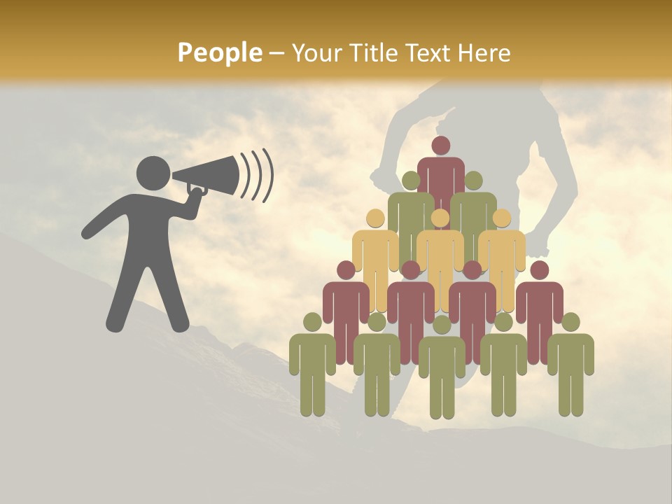 Activity Teen Bike PowerPoint Template