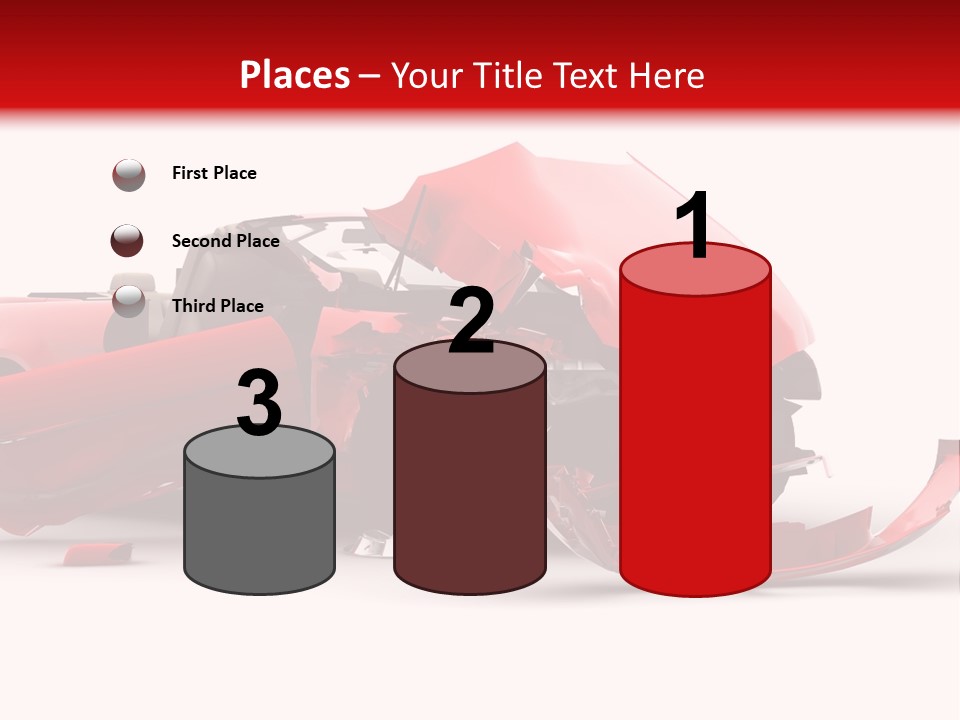 Wreck Hood Crumple PowerPoint Template