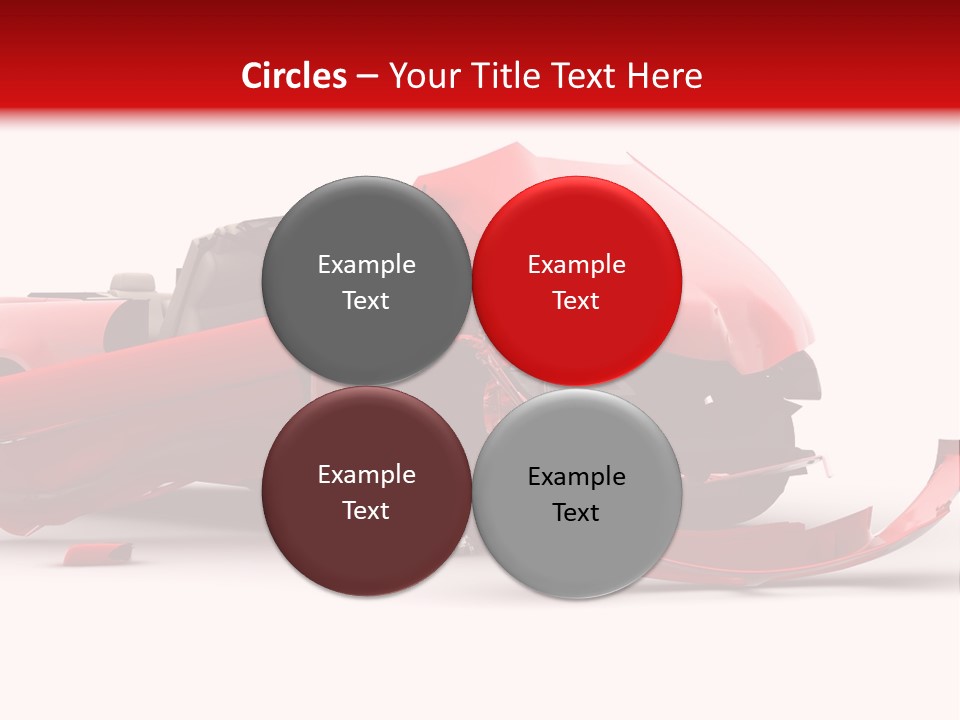 Wreck Hood Crumple PowerPoint Template