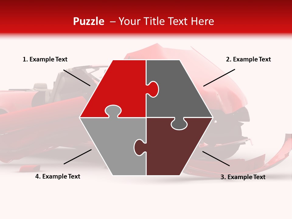 Wreck Hood Crumple PowerPoint Template