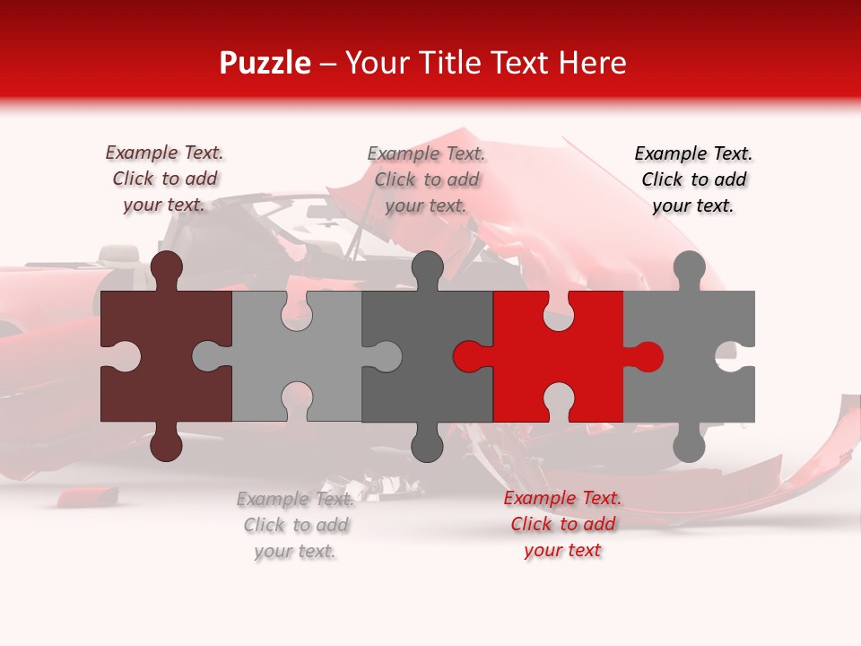 Wreck Hood Crumple PowerPoint Template