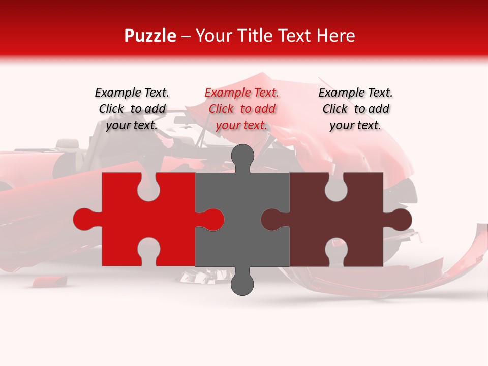 Wreck Hood Crumple PowerPoint Template