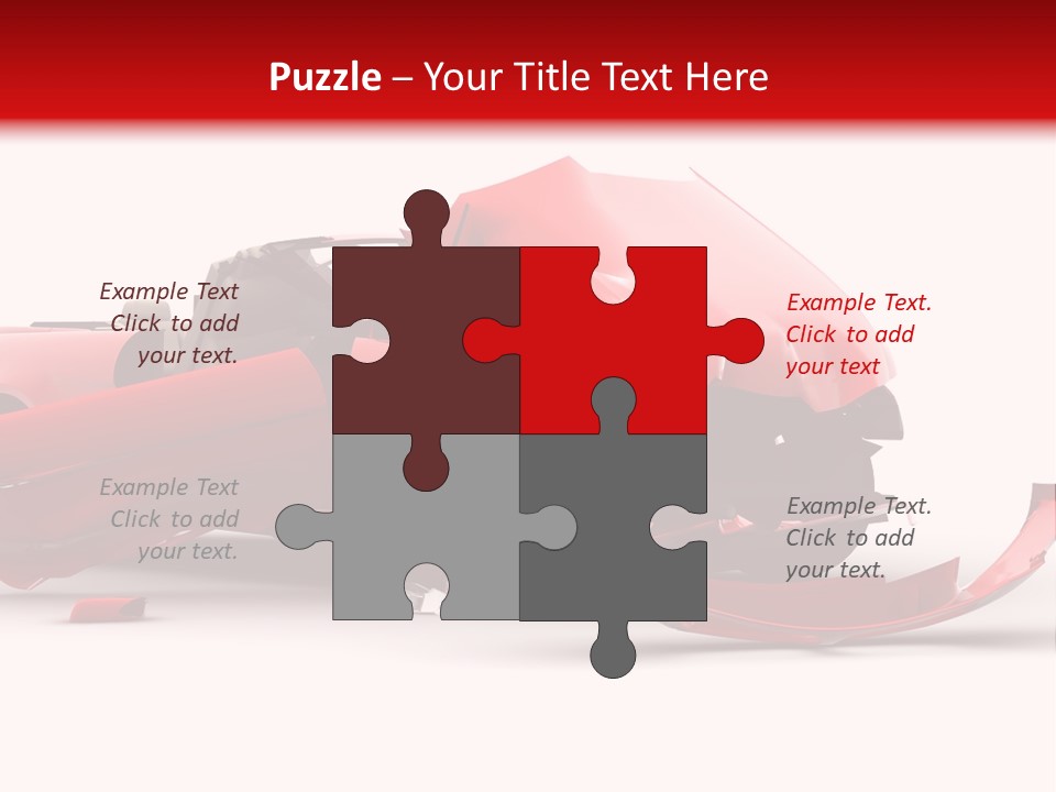 Wreck Hood Crumple PowerPoint Template