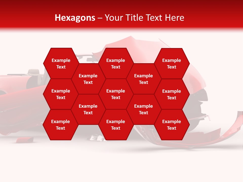 Wreck Hood Crumple PowerPoint Template