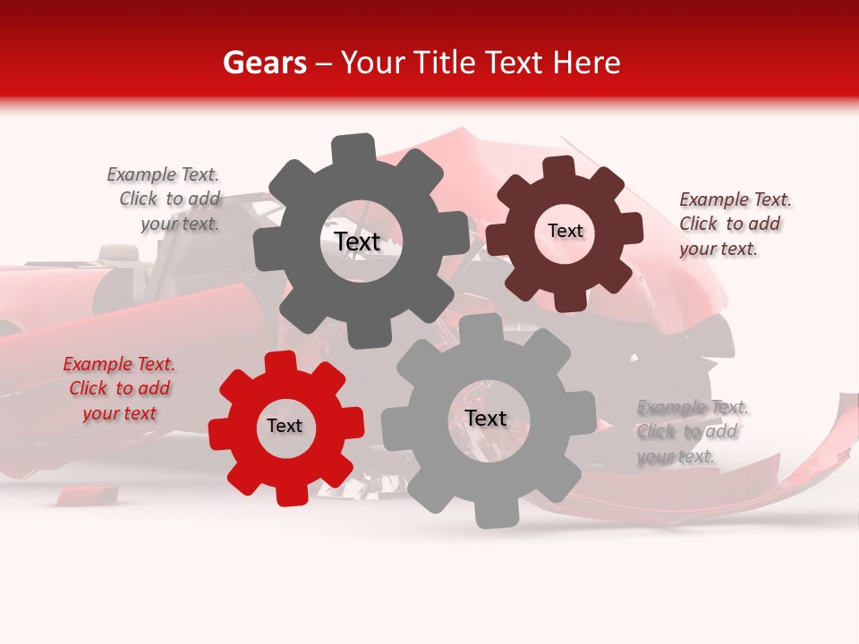 Wreck Hood Crumple PowerPoint Template