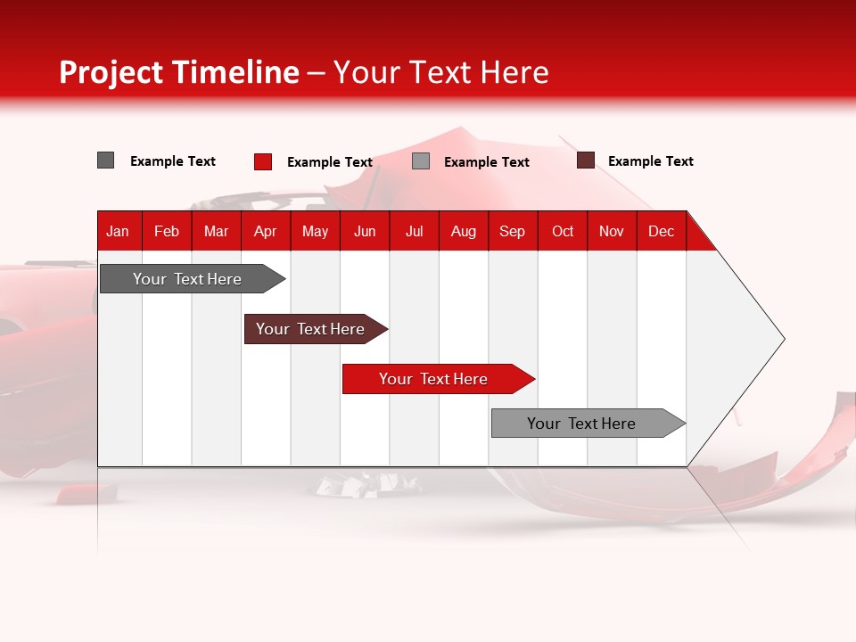 Wreck Hood Crumple PowerPoint Template