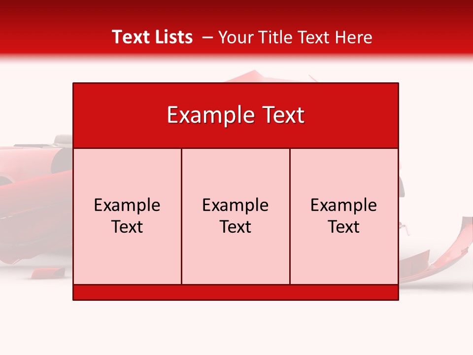 Wreck Hood Crumple PowerPoint Template