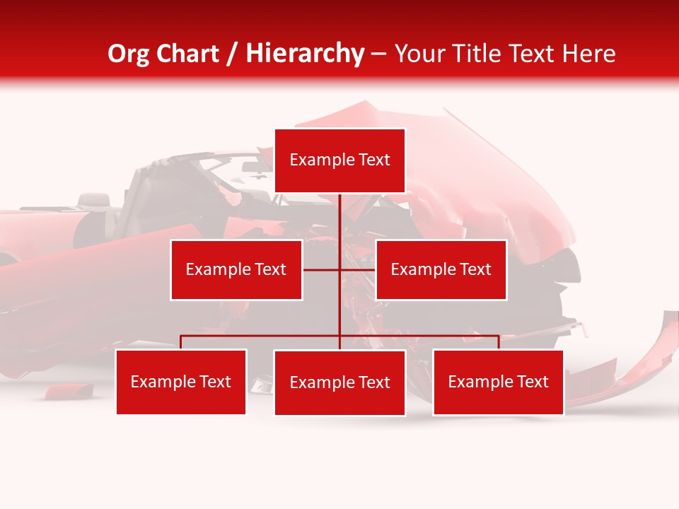 Wreck Hood Crumple PowerPoint Template