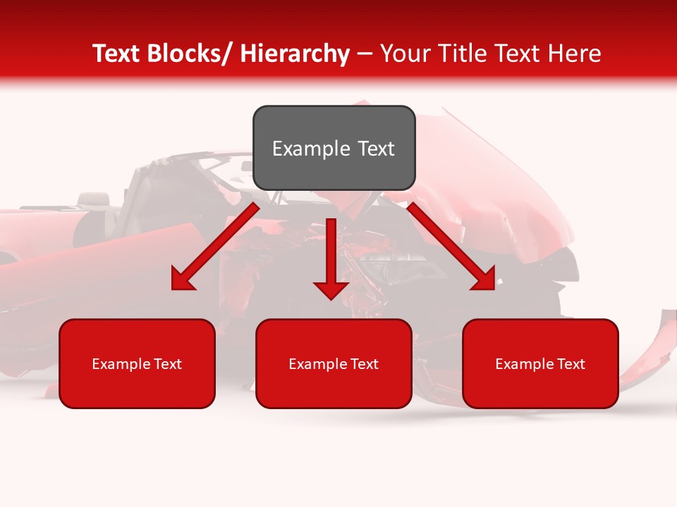 Wreck Hood Crumple PowerPoint Template