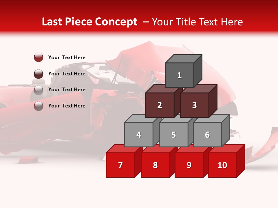 Wreck Hood Crumple PowerPoint Template