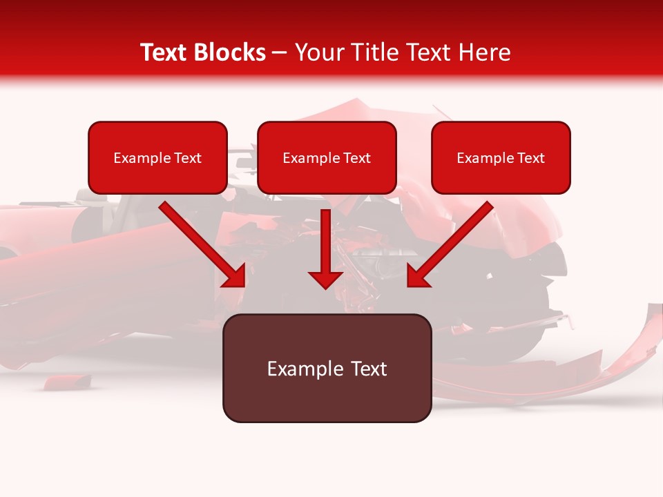 Wreck Hood Crumple PowerPoint Template