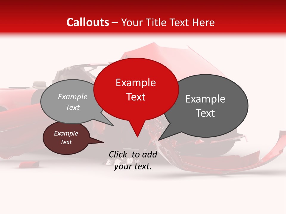 Wreck Hood Crumple PowerPoint Template