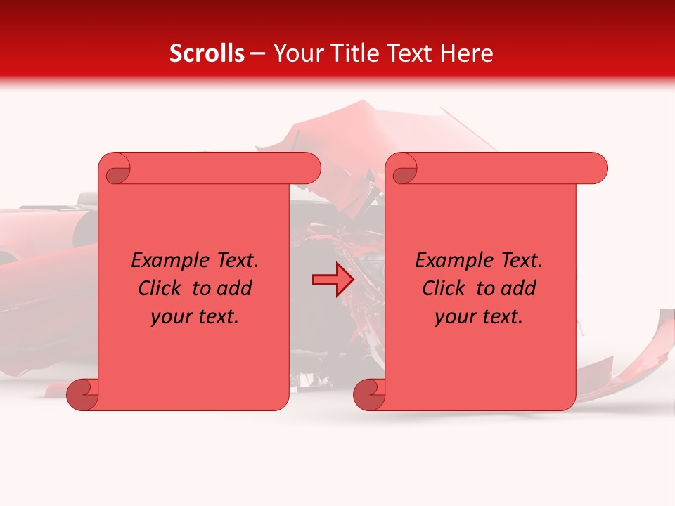 Wreck Hood Crumple PowerPoint Template