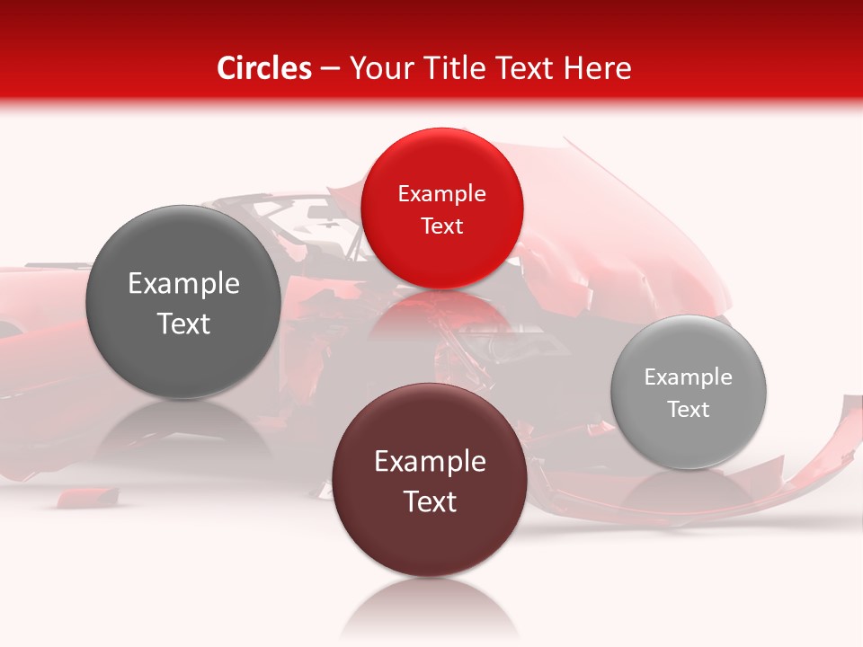 Wreck Hood Crumple PowerPoint Template