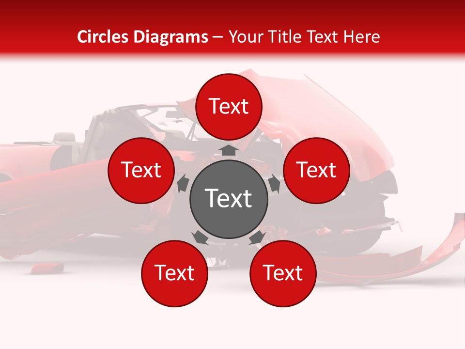 Wreck Hood Crumple PowerPoint Template