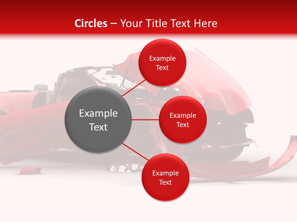 Wreck Hood Crumple PowerPoint Template