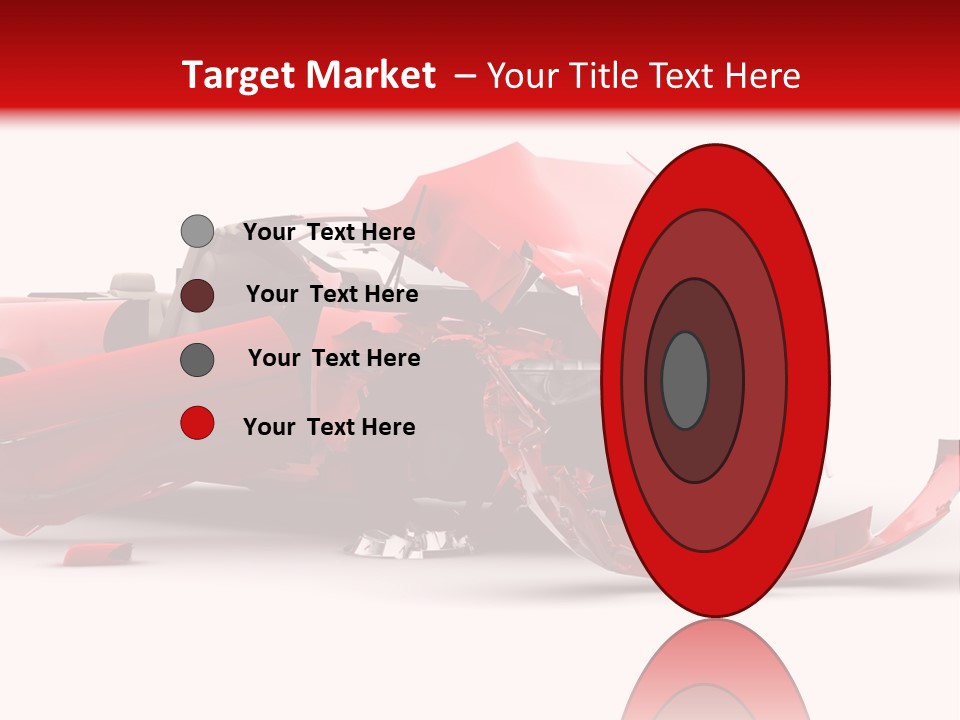 Wreck Hood Crumple PowerPoint Template